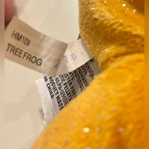 Ganz Webkinz plush green sparkly tree frog rainforest toy - Picture 7 of 8